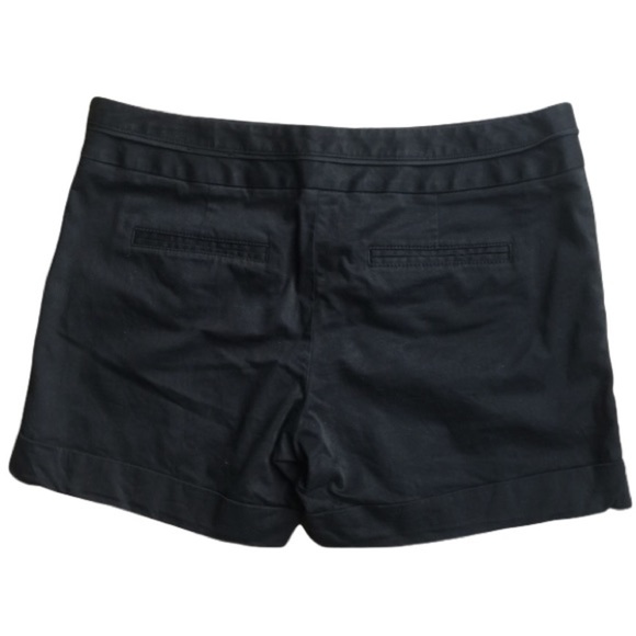 Express Cuffed Leg Black Shorts, 8 - Picture 2 of 6